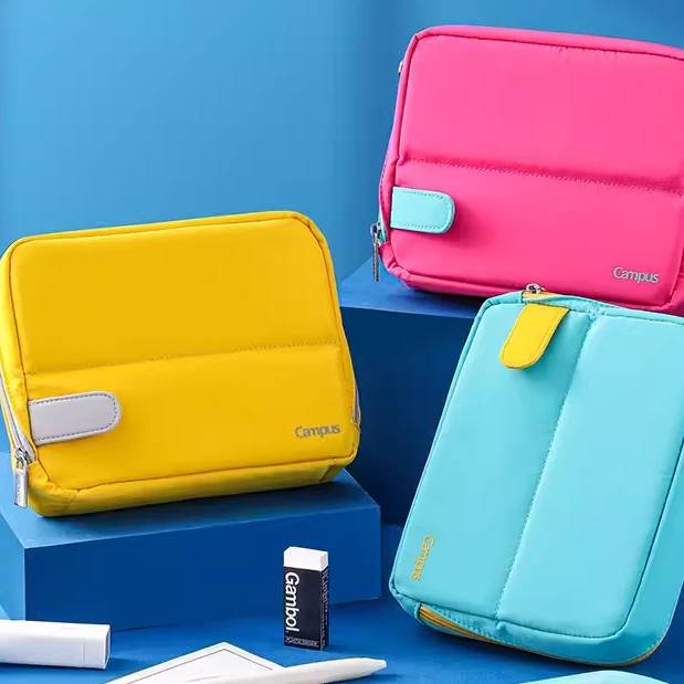 【KD】大容量桌立式收纳包简约日系多功能收纳文具袋