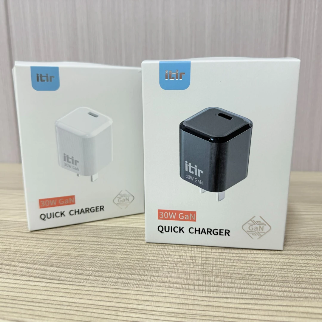 准新品  itir 30w黑科技氮化镓充电器 pd快充头 新能源高科技