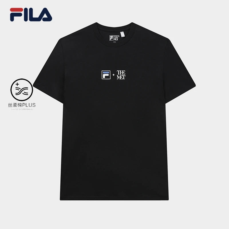 Fila/斐乐男士T恤艺术联名抗皱印花时尚亲肤运动短袖F11M338105F
