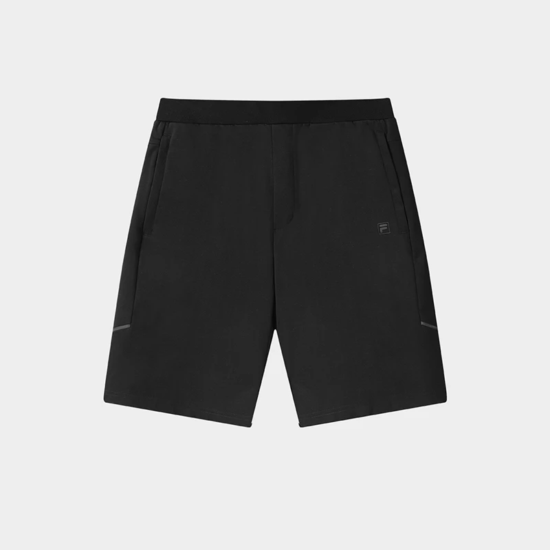 Fila/斐乐休闲男子轻商务针织短裤夏季宽松跑步宽松F61M427601A