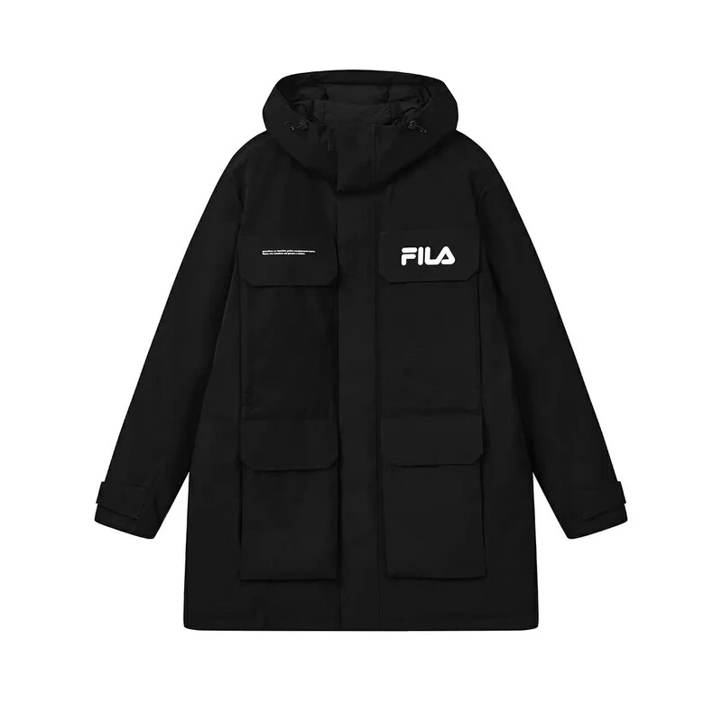 Fila/斐乐羽绒服男子防风保暖时尚休闲中长羽绒服 F11M249904A