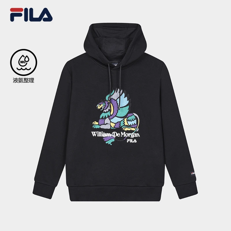 Fila/斐乐运动卫衣冬季新款男子百搭休闲针织套头上衣F11M418218F