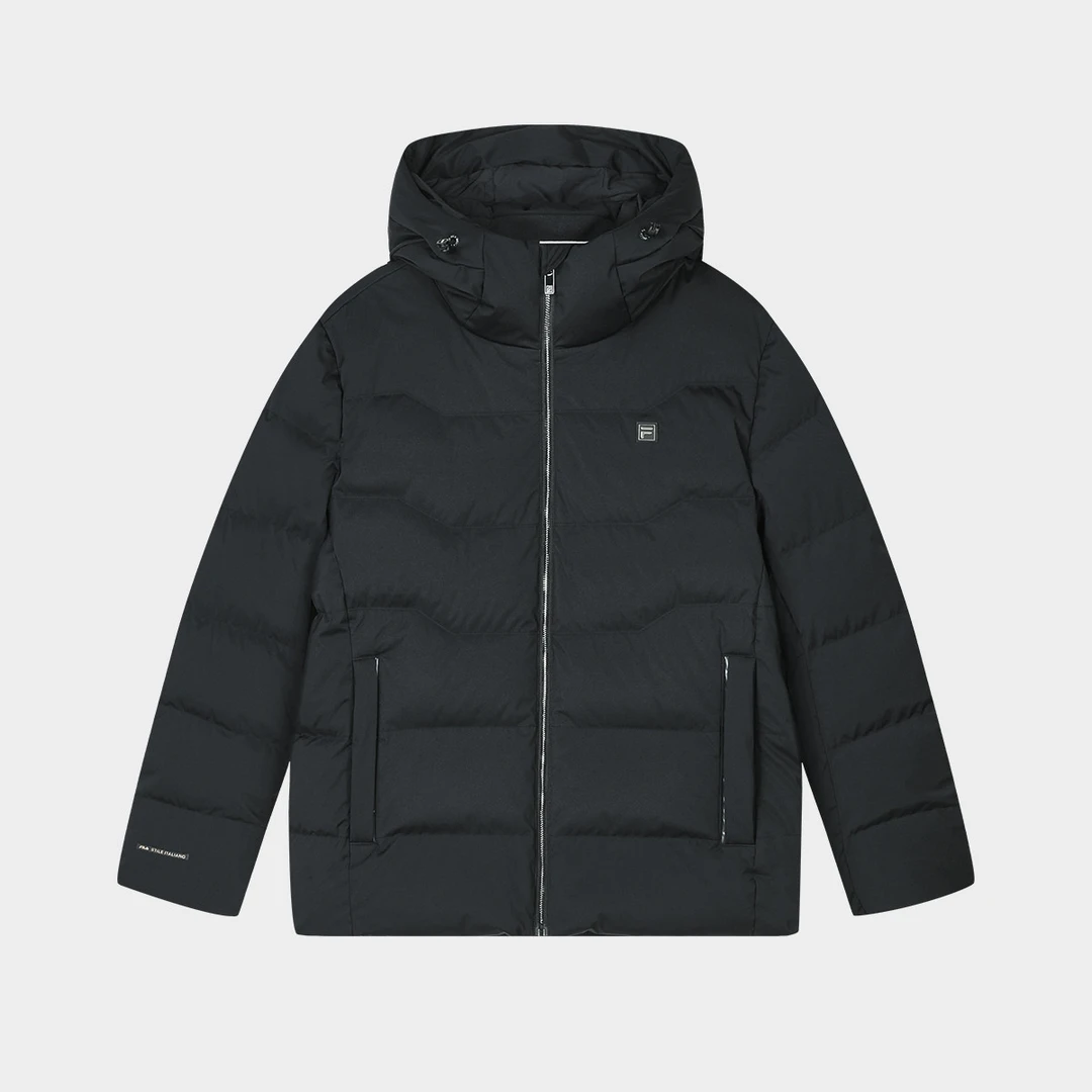 FILA 斐乐官方男士羽绒服冬季时尚休闲基础连帽外套F11M347902F