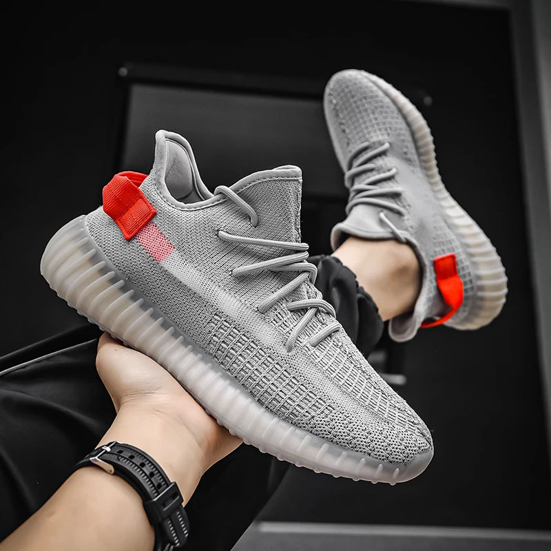 Warrior/回力男鞋子新款透气网面百搭椰子鞋情侣运动飞织鞋软底