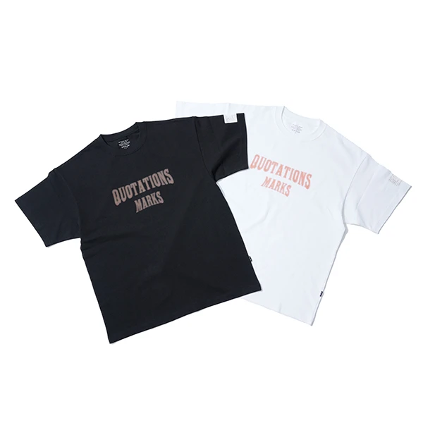Quotation Marks 简约网点字母印花短袖T恤ST2420510