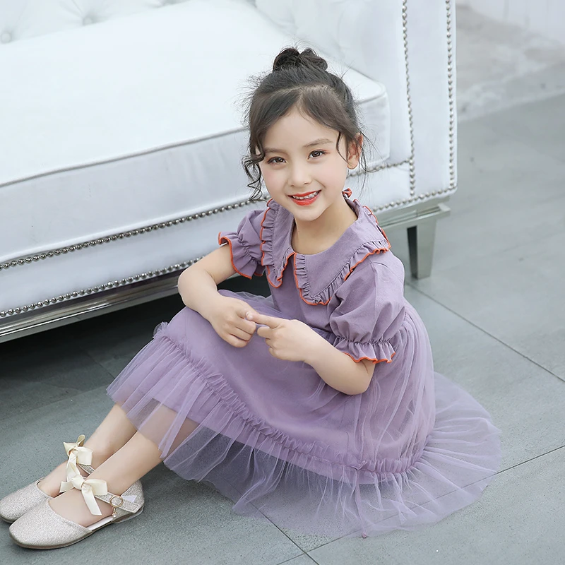 女童连衣裙2024夏装新款儿童装棉裙子中大童洋气小女孩公主裙夏