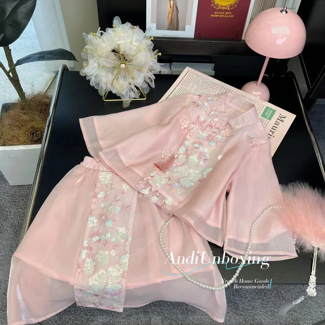 〖合作款〗订制春夏季新款新中式国风上衣半身裙套装两件套2231