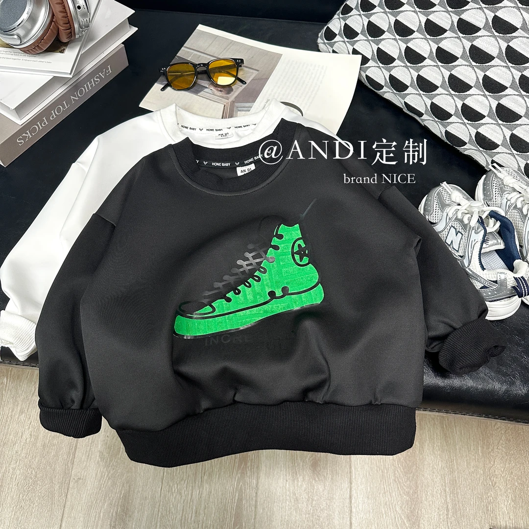 〖ANDI〗订制儿童秋季2023新款中大童休闲卫衣1486