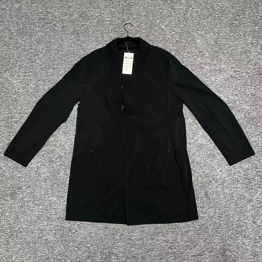 【聚星福利】GIORGIO ARMANI/阿玛尼 男士黑色户外风衣52码jxsc0221