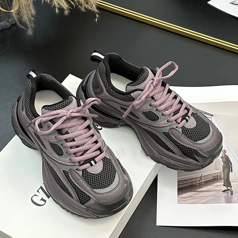 【一代小怪兽】厚底老爹鞋女2023新款秋冬季爆款百搭轻便休闲运动鞋