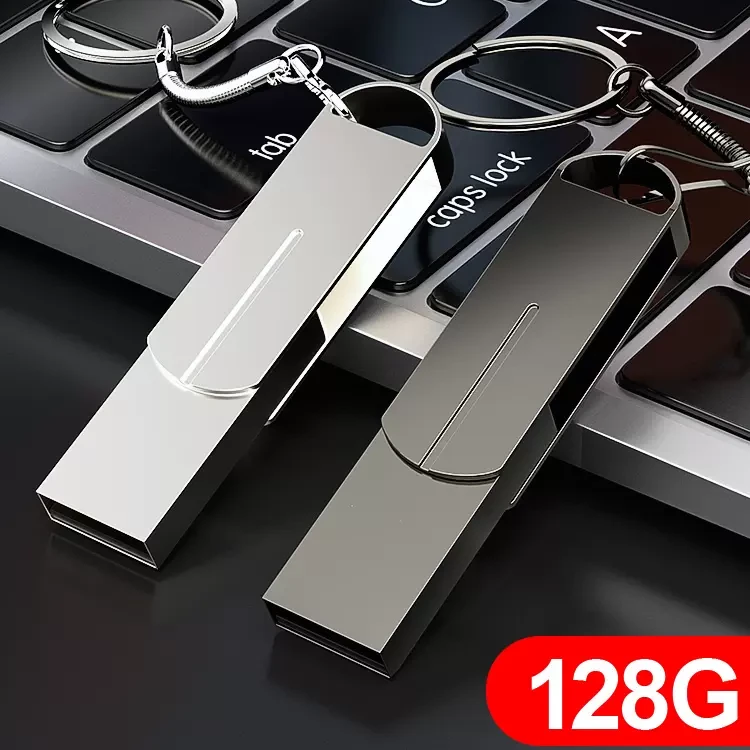 正品u盘128GB手机电脑高速优盘type-c多用大容量银色