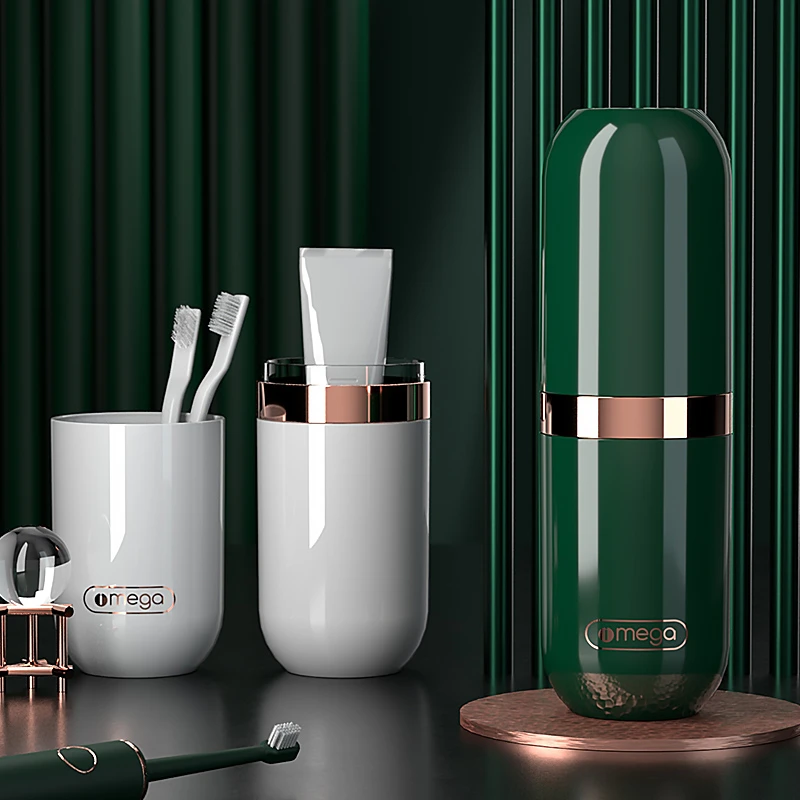 旅行洗漱杯出差牙刷牙膏牙具收纳盒便携式户外旅游刷牙漱口杯套装