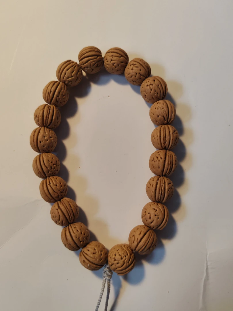 野生金豆子手串，边17肚17高15