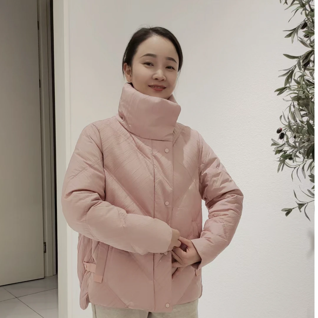 羽衣甘蓝【保暖羽绒服】冬季女款短款百搭休闲90374126/90384337