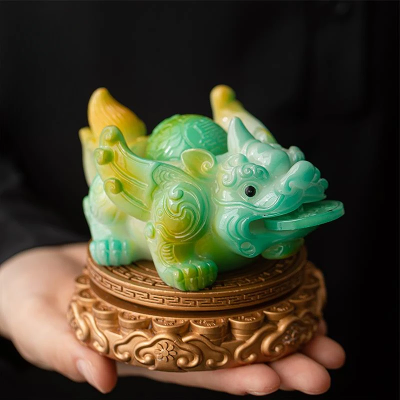 物姿貔貅精品茶桌茶盘摆件高档变色茶宠茶玩茶道功夫茶具配件家用