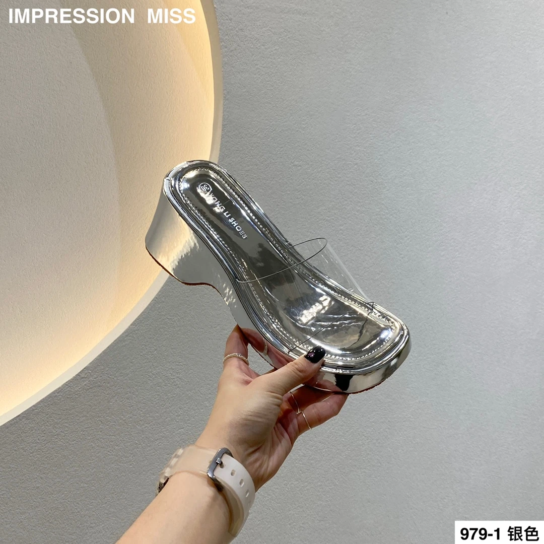 （979-1）时尚百搭厚底一字拖