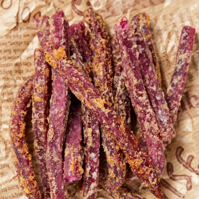 紫薯干地瓜干红薯条番薯干网红下午茶解馋好吃追剧小零食休闲食品