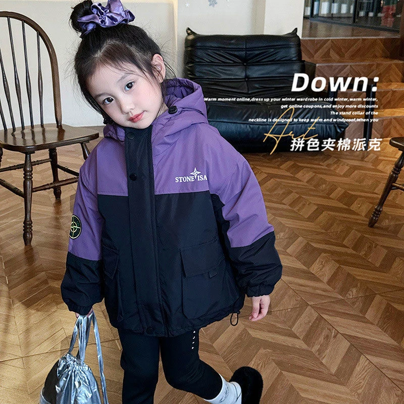【冬季大促】女童棉服外套秋冬款儿童2023加厚夹棉深秋宝宝洋气派