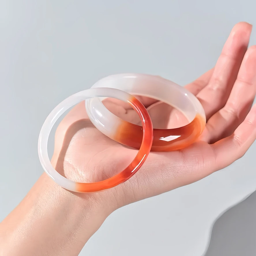 锦鲤 | 一口糖天然玛瑙百搭时尚气质手镯