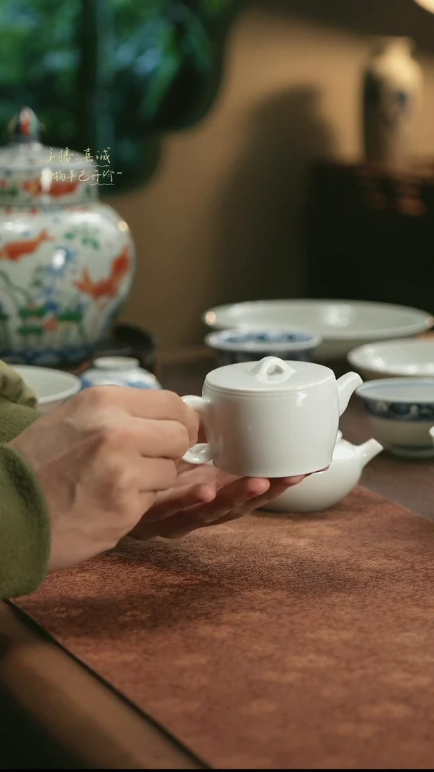 【闪购商品】杯汉瓦白壶     三余作器手工白系列
