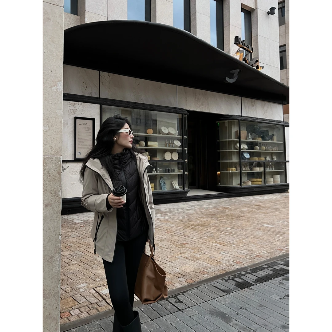 RRB Design「随野随心」压胶可拆卸两件羽绒服外套