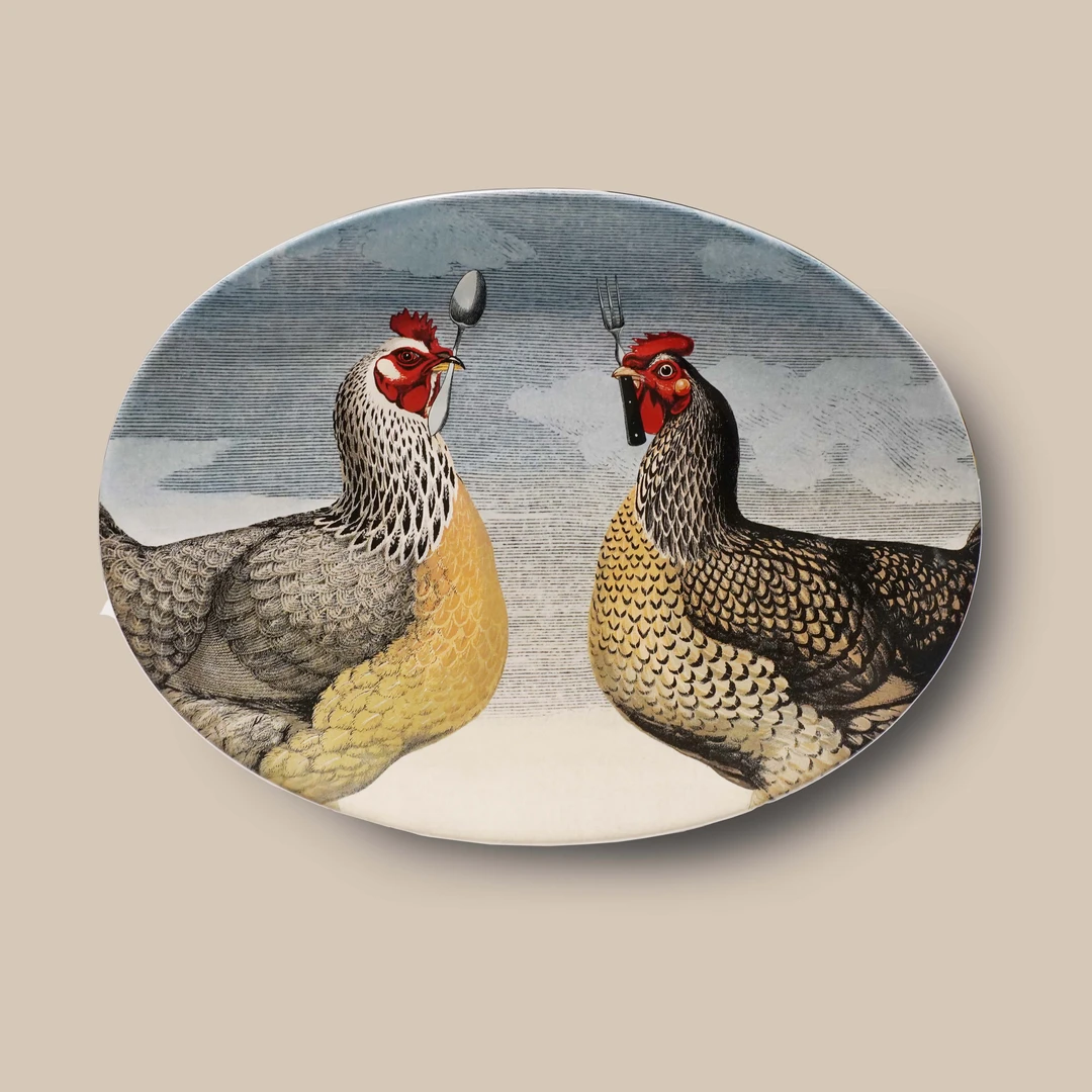 【火鸡系列】家用创意简约美式15 寸-大火鸡盘