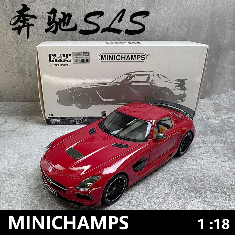 MINICHAMPS迷你切 1:18 奔驰 AMG SLS 合金汽车模型奔驰sls车模