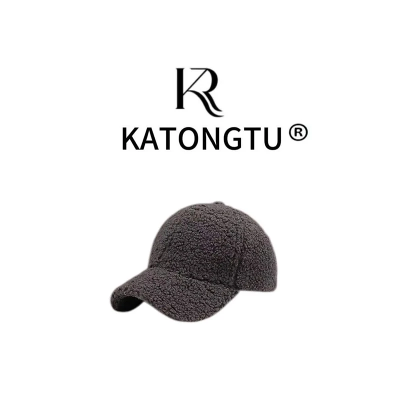 katongtu/卡通兔’新款时尚复古纯色保暖遮阳鸭舌帽 YN24366