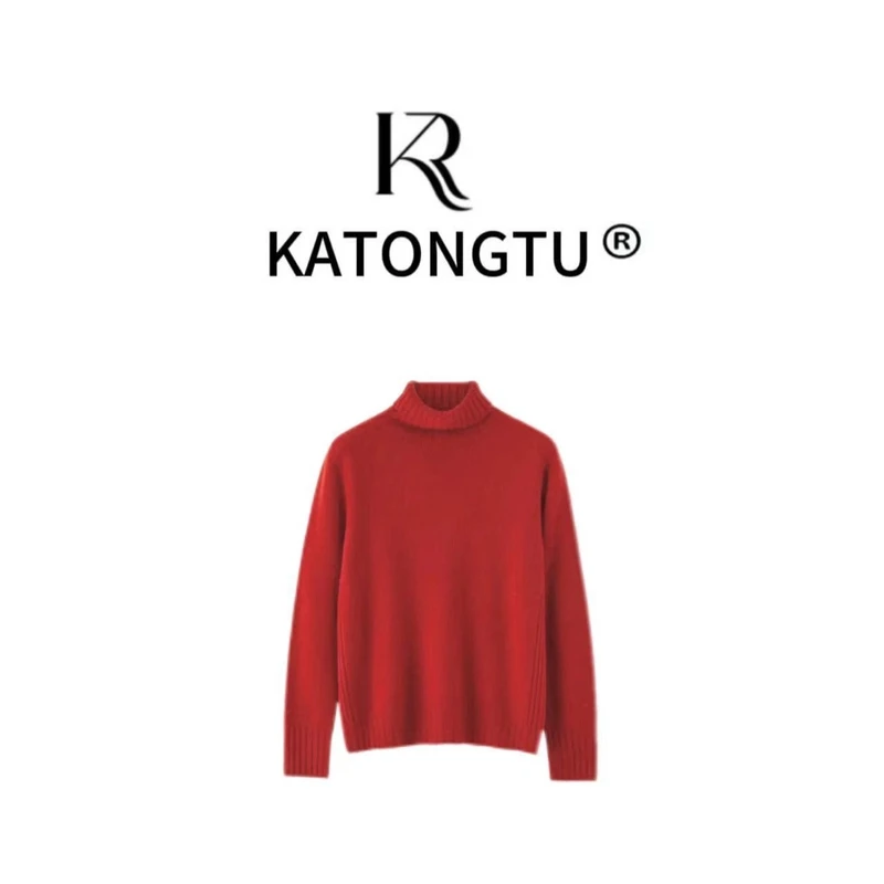 katongtu/卡通兔【加州梦】新款无缝成型一体宽松羊毛衫  YN24262