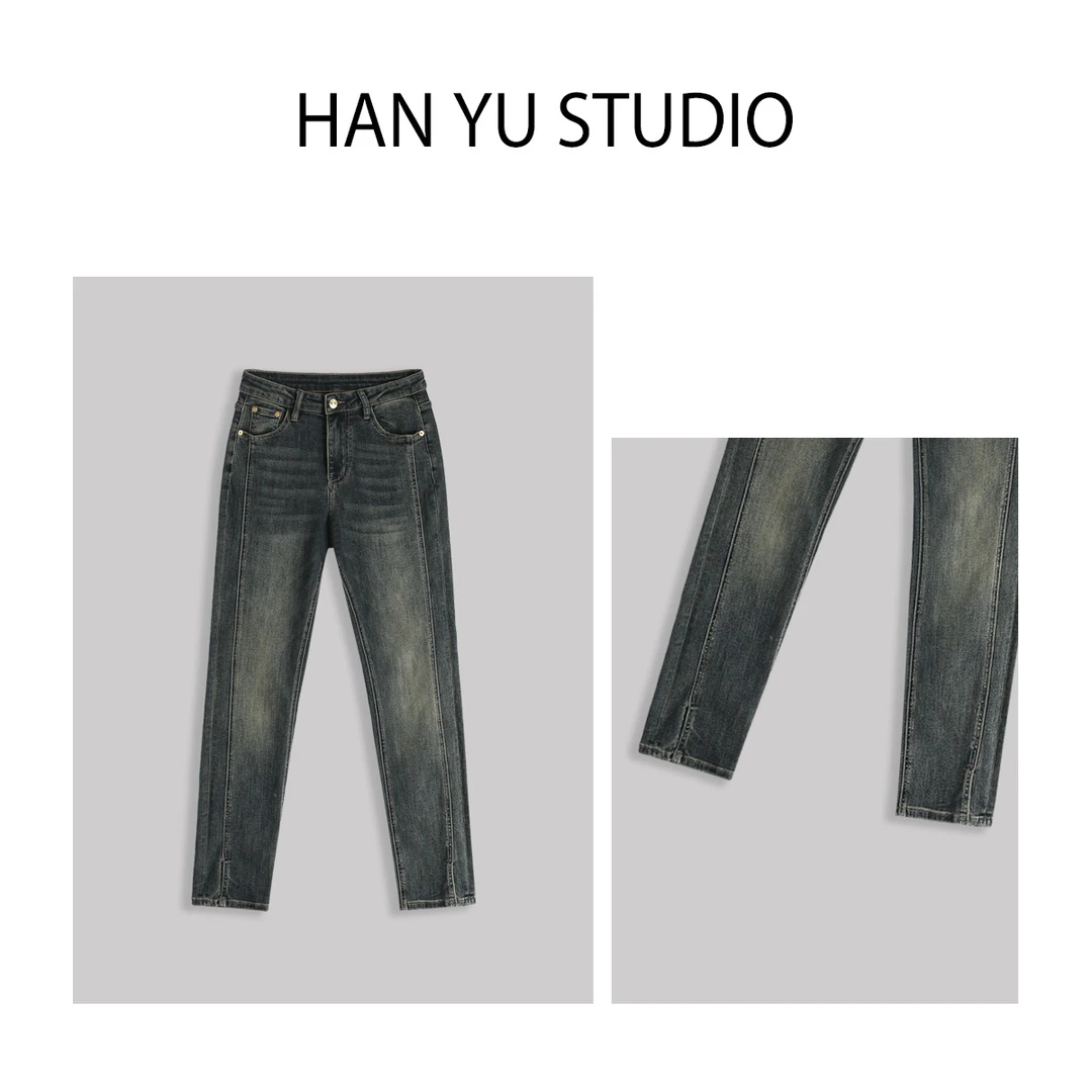 HAN YU  显瘦大长腿马蹄裤  2308A1281