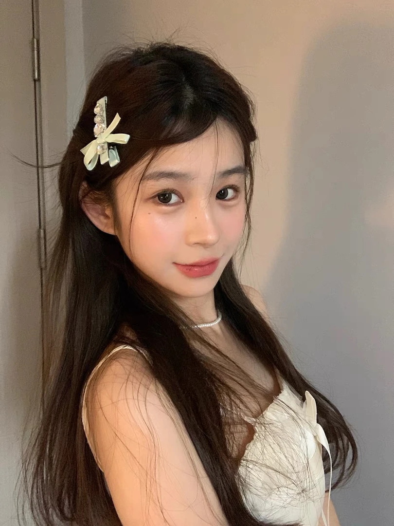 仙甜氛围 设计感蝴蝶结发夹女刘海夹边夹侧边夹子发饰