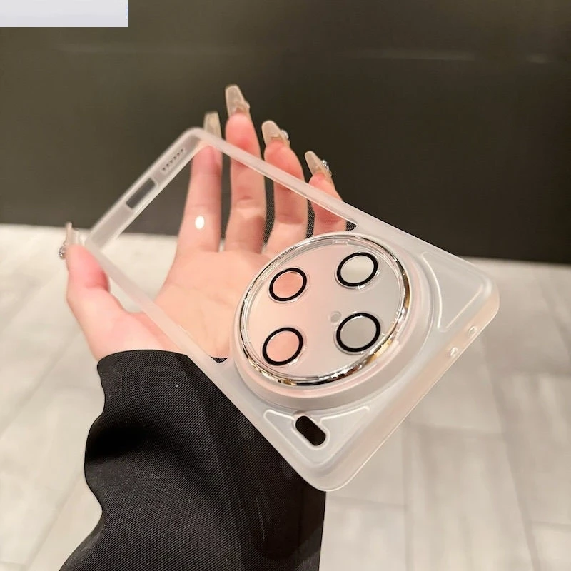 适用vivox200手机壳新魅眼自带镜头膜vivox100pro全包透明保护壳