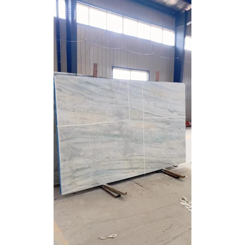 DS奢石【蓝水晶 】“加厚”天然奢石意式轻奢餐桌 客厅高档别墅