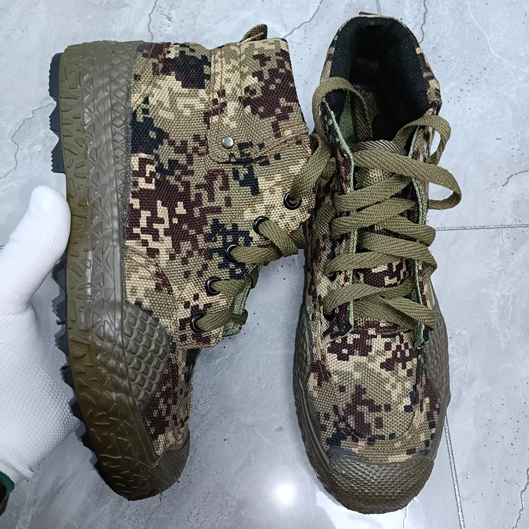 正品3744登山鞋夏季单鞋农田鞋男士户外鞋劳保鞋迷彩解放鞋男款