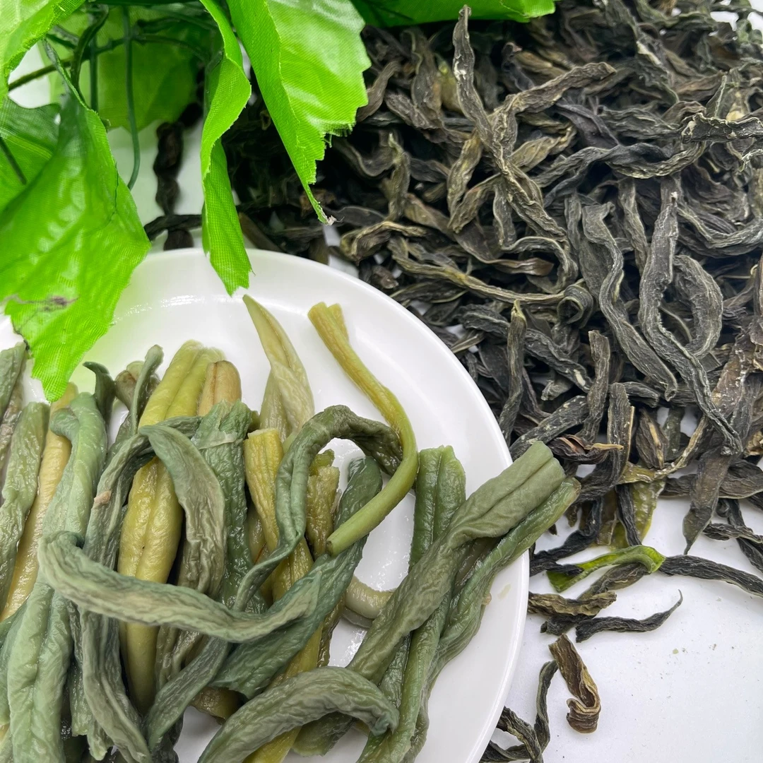 碎豆角干500g农家自然晾晒架豆王四季豆火锅食材摔断短条段条散装