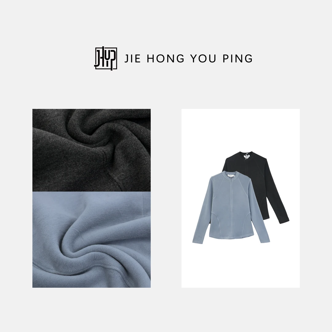 双面抓绒衣半开襟保暖女2024年秋冬防风加绒打底衫27853