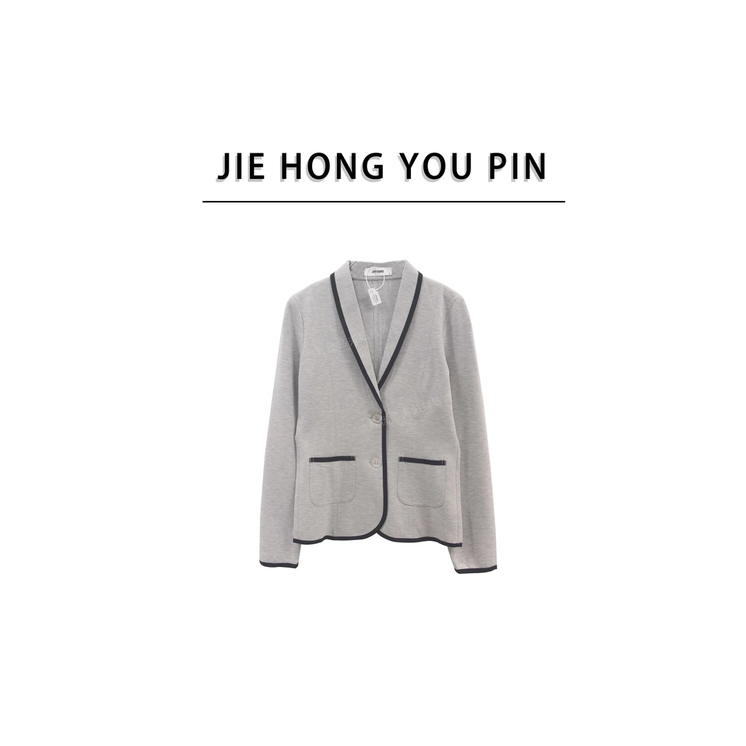 杰虹优品【时尚白领】新款西服女装通勤款秋冬显瘦外套6906