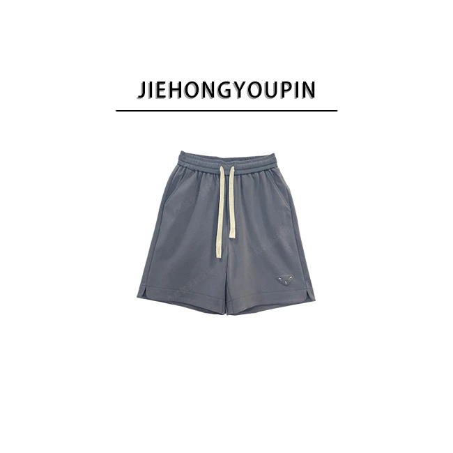 【三角标】新款百搭中性风短裤情侣款时尚86603女86602