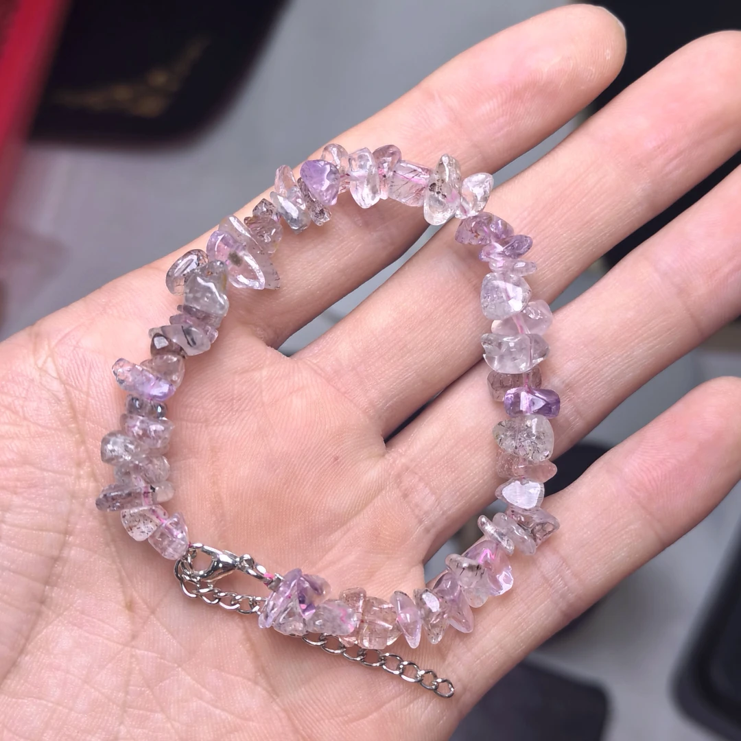 天然水晶超七随行手链