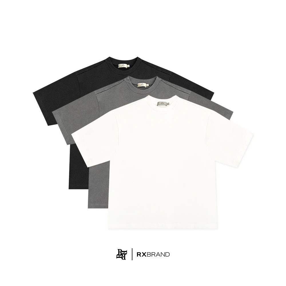RX圆领宽松三色百搭T恤RX01002