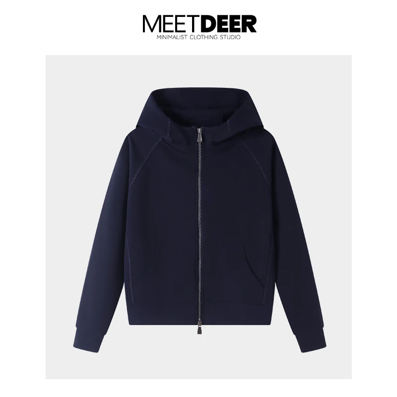 宽松空气层连帽卫衣外套女春秋爆款2025新款运动百搭上衣即墨