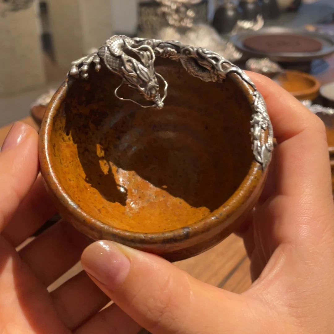 L**e顺丰快递包邮主人杯茶杯龙杯龙999足银