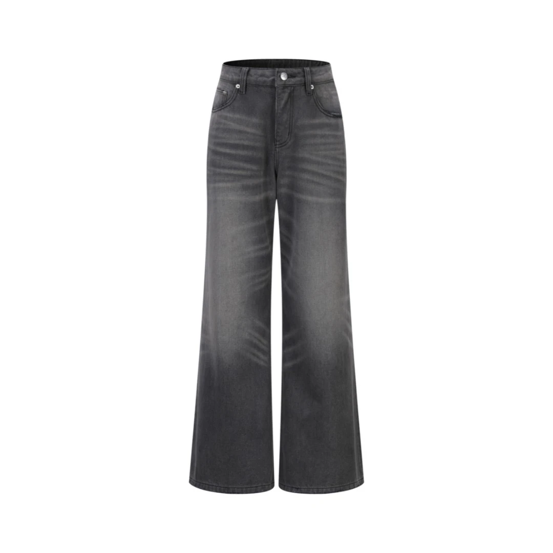 【Three Quarters】24AW   做旧宽松阔腿裤