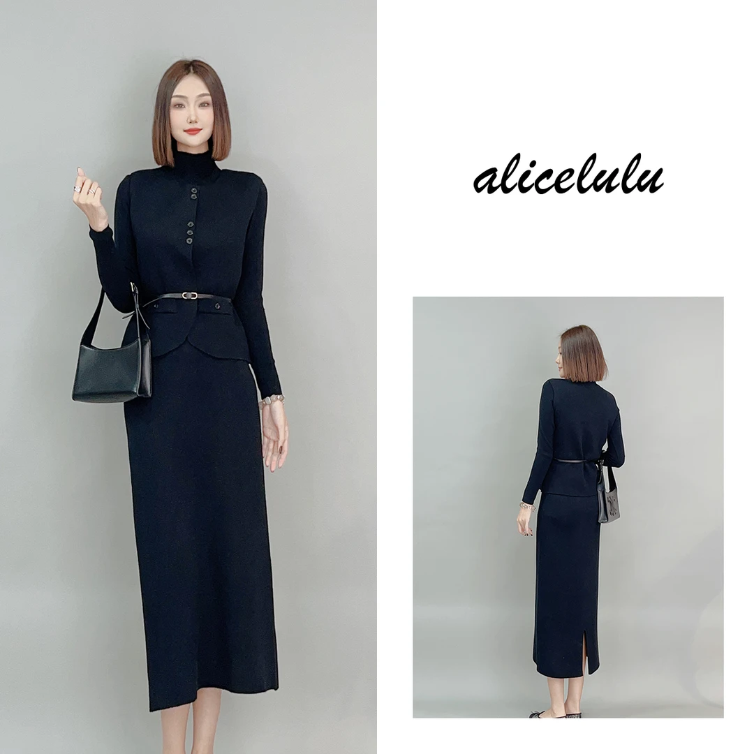 2 ALICE “三重奏”女装套装 优雅三件套 叠穿时髦 S1034863U