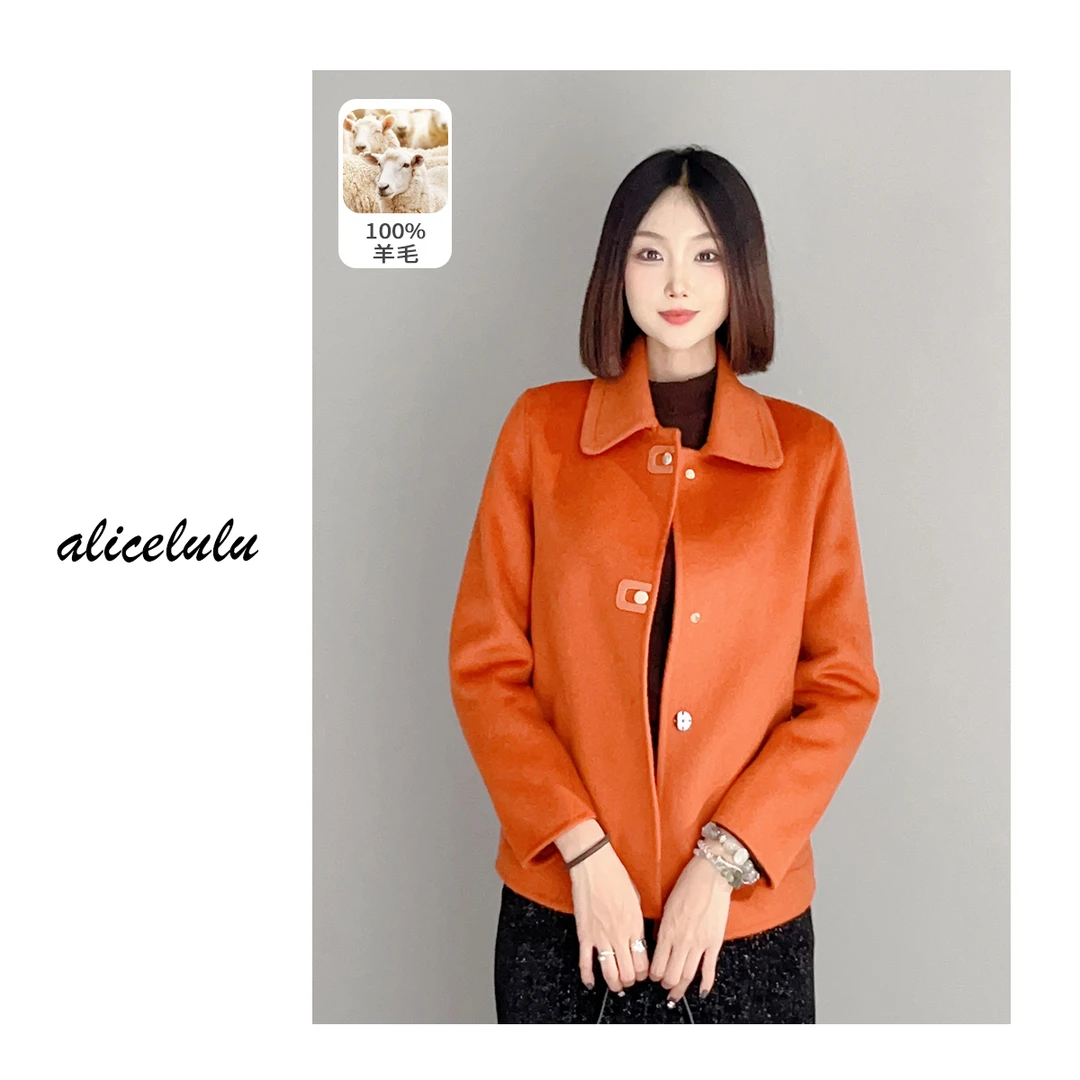 3 ALICE “澳洲岁月”毛呢大衣 简约优雅 柔糯羊毛 S2140483Tr
