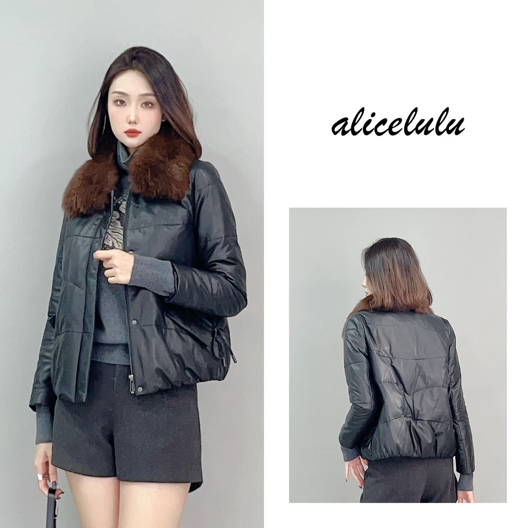 2 ALICE “冰雪贵妇”羽绒服 绵羊皮 奢华毛领 S2141151Tr