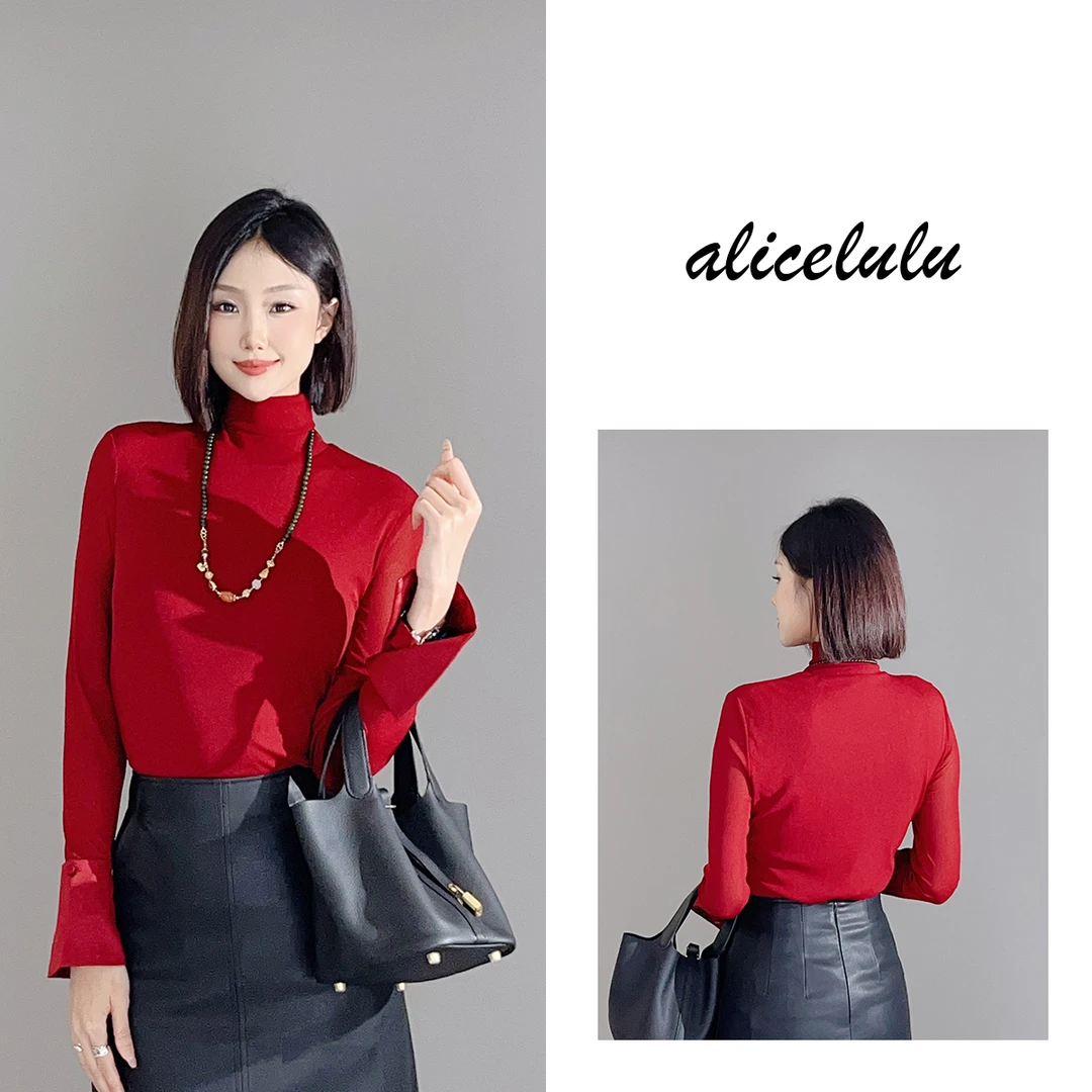 2 ALICE “层次感”衬衫 时髦拼接 优雅显瘦 S2139660T