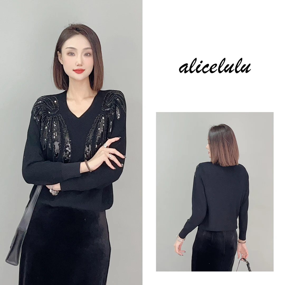 3 ALICE “天使羽翼”毛衣 璀璨亮片 耐磨耐穿 S2141101U