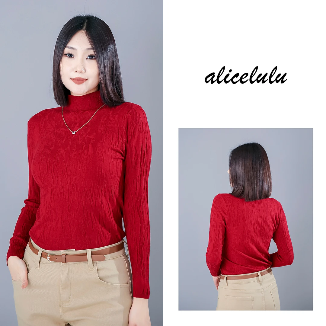 2 ALICE “肌理浮雕”毛衣 项链设计 柔糯洋气 S2139487T