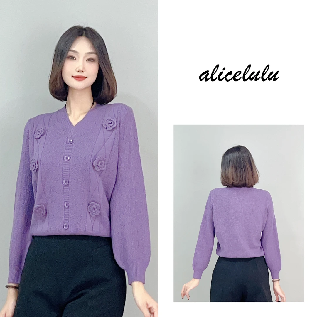 2 ALICE “走花路”毛衣 立体钩花 明媚动人 S2141131U